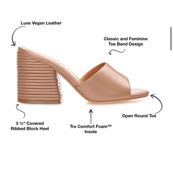 NEW Journee Collection Tru Comfort Foam Leslee Block Heel Size 6.5 MSRP $90 - Picture 3 of 11